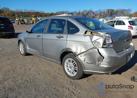 2008 Ford Focus Se/Ses из США, поврежденный, VIN 1FAHP35N68W160189